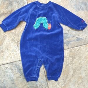 Carter's Blue One Piece with Caterpillar Design